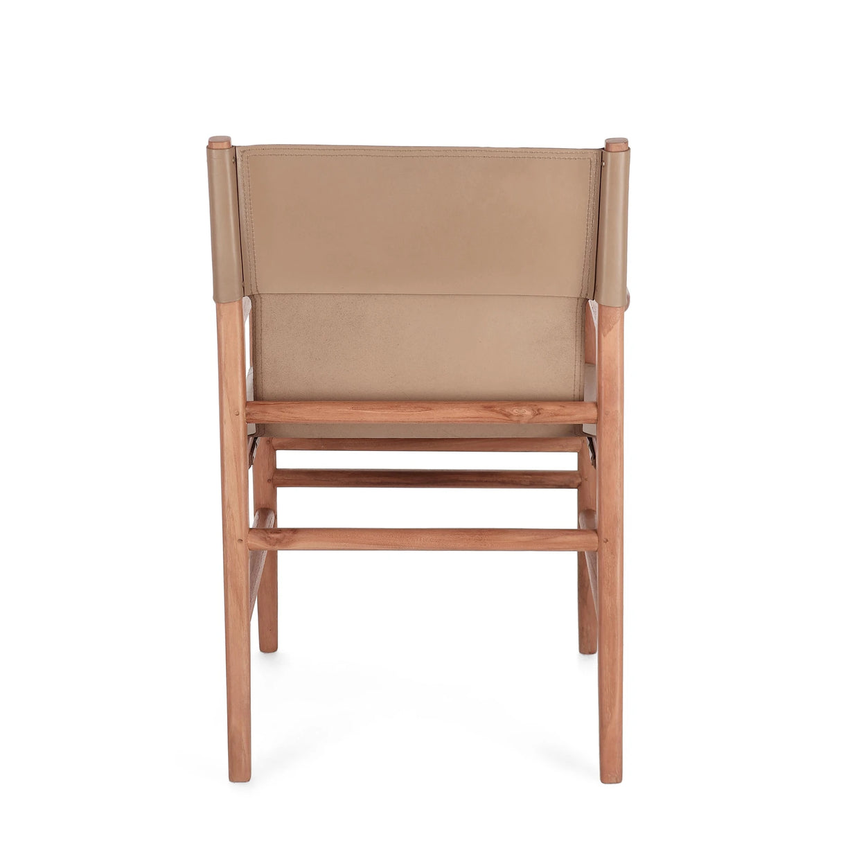 Essstuhl mit Armlehne Caroline Taupe - ZEN ZONE Furniture