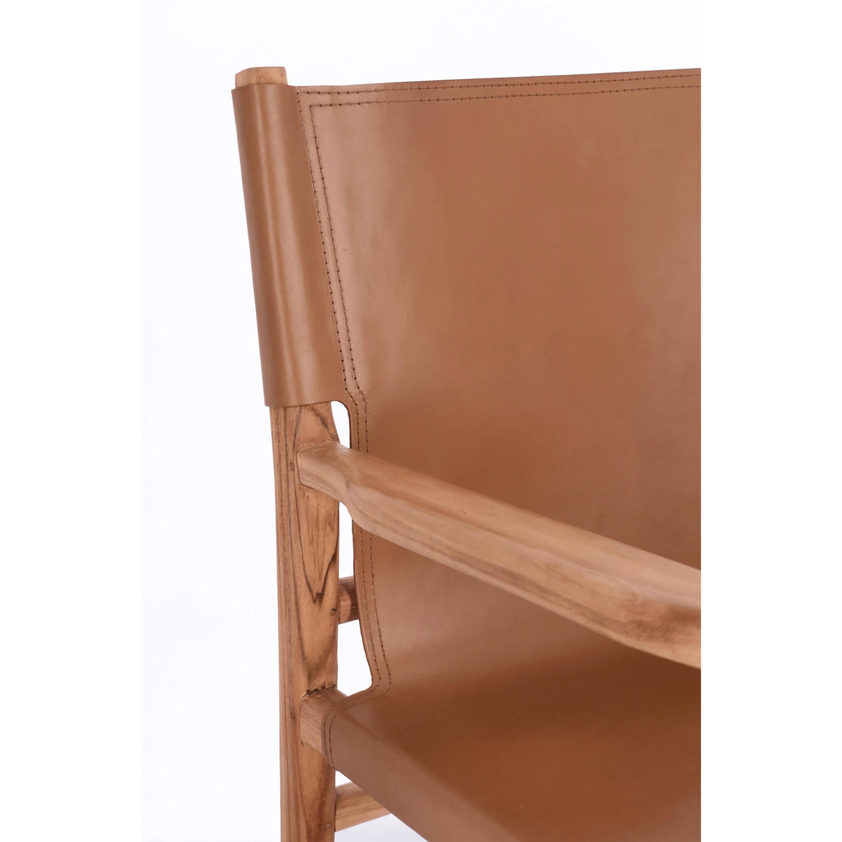 Essstuhl mit Armlehne Caroline Cognac - ZEN ZONE Furniture
