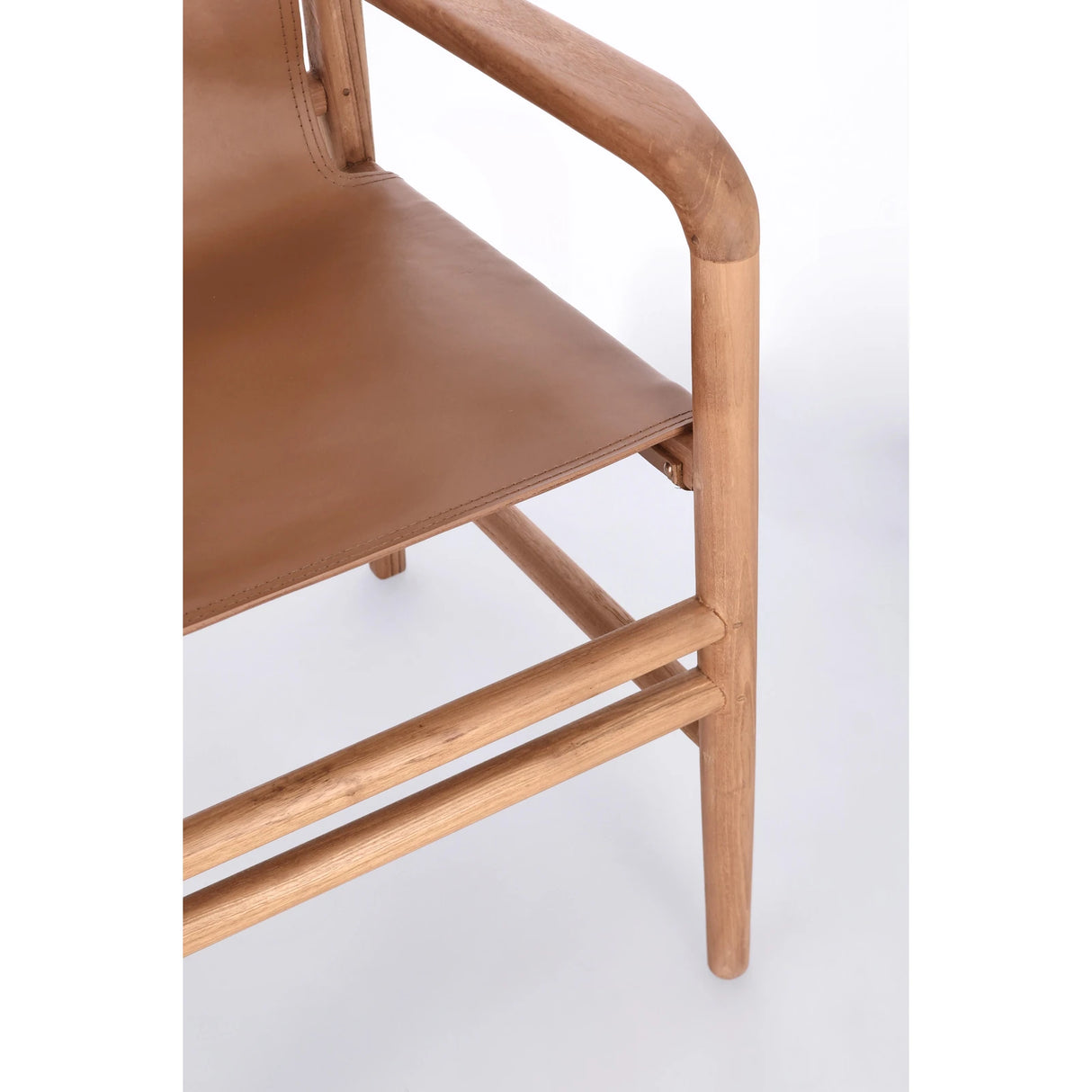 Essstuhl mit Armlehne Caroline Cognac - ZEN ZONE Furniture