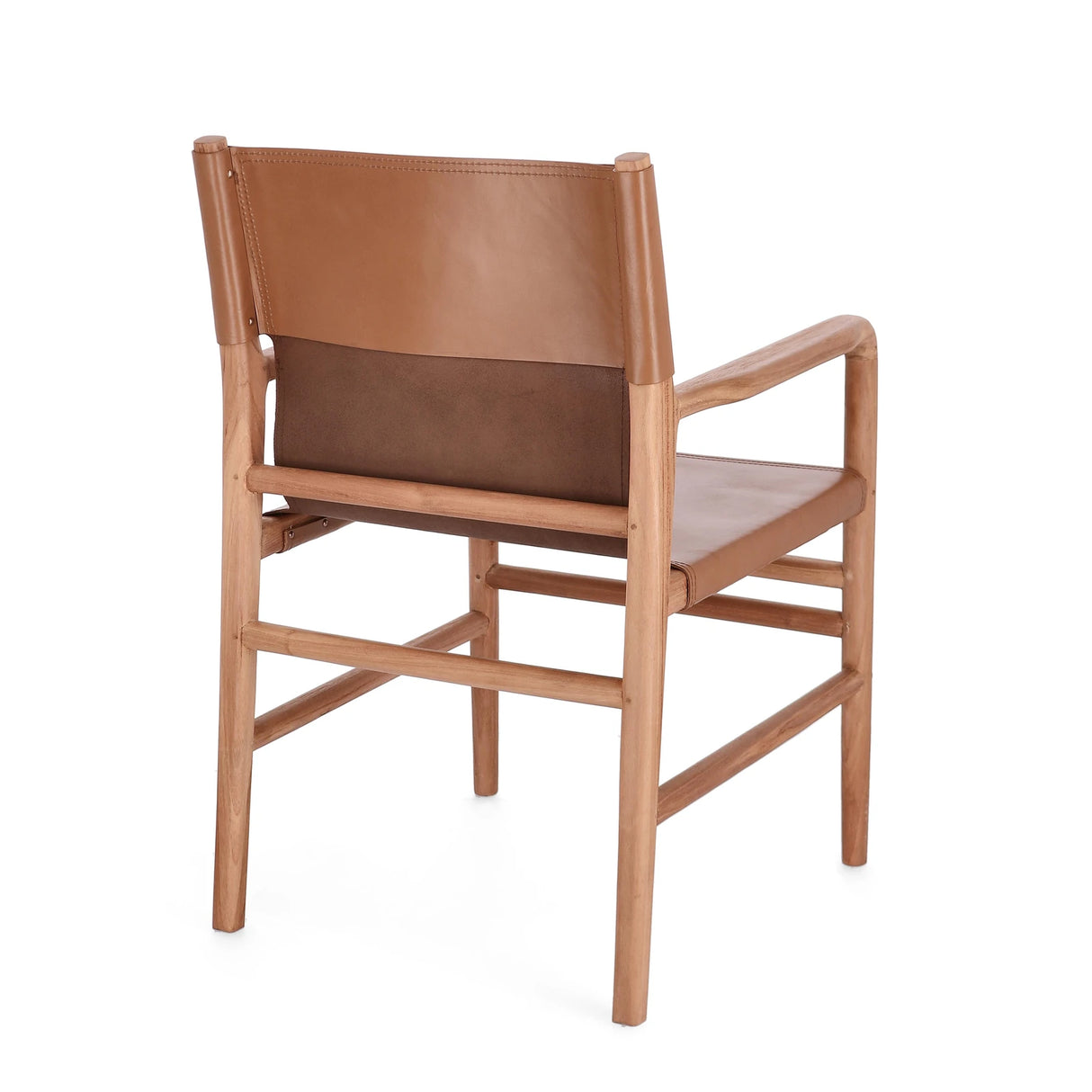 Essstuhl mit Armlehne Caroline Cognac - ZEN ZONE Furniture