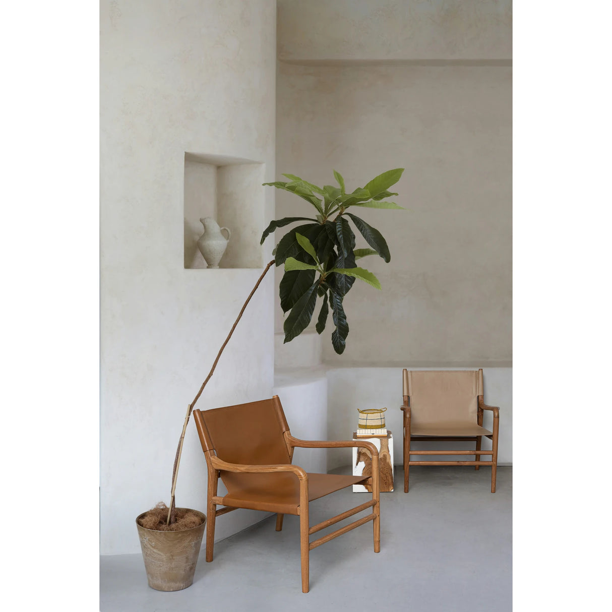 Lounge-Sessel Caroline Cognac - ZEN ZONE Furniture