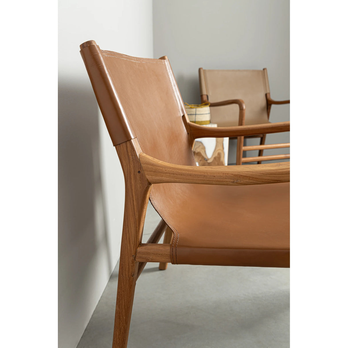 Lounge-Sessel Caroline Cognac - ZEN ZONE Furniture