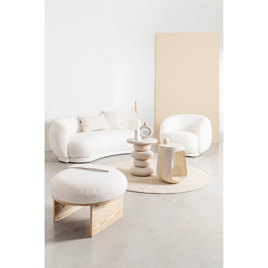 Couchtisch rund 33x33 Natur Lopez - ZEN ZONE Furniture