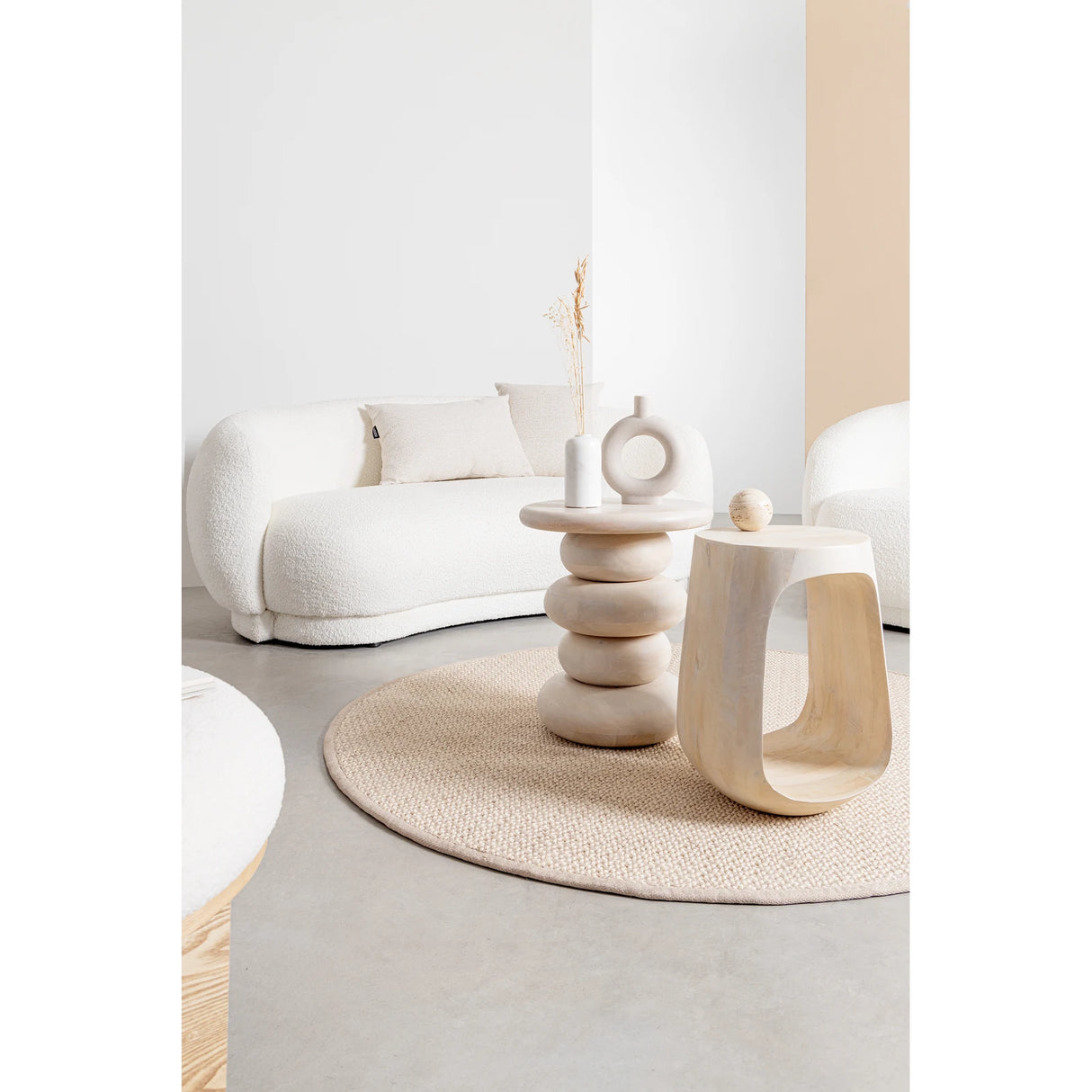 Couchtisch rund 33x33 Natur Lopez - ZEN ZONE Furniture