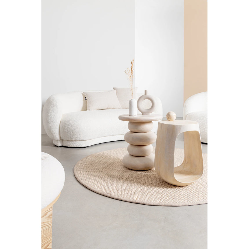 Couchtisch rund 33x33 Natur Lopez - ZEN ZONE Furniture