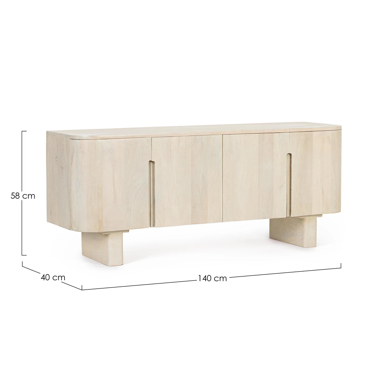 TV Sideboard mit 4 Türen Serapis - ZEN ZONE Furniture