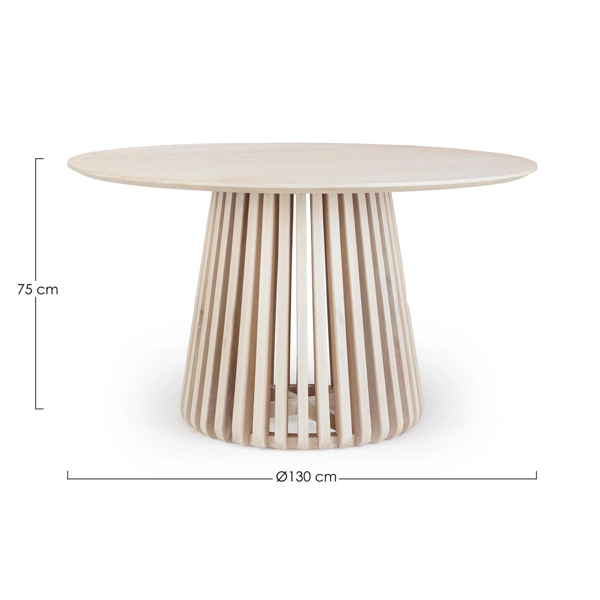 Esstisch 130cm Natur Odion - ZEN ZONE Furniture