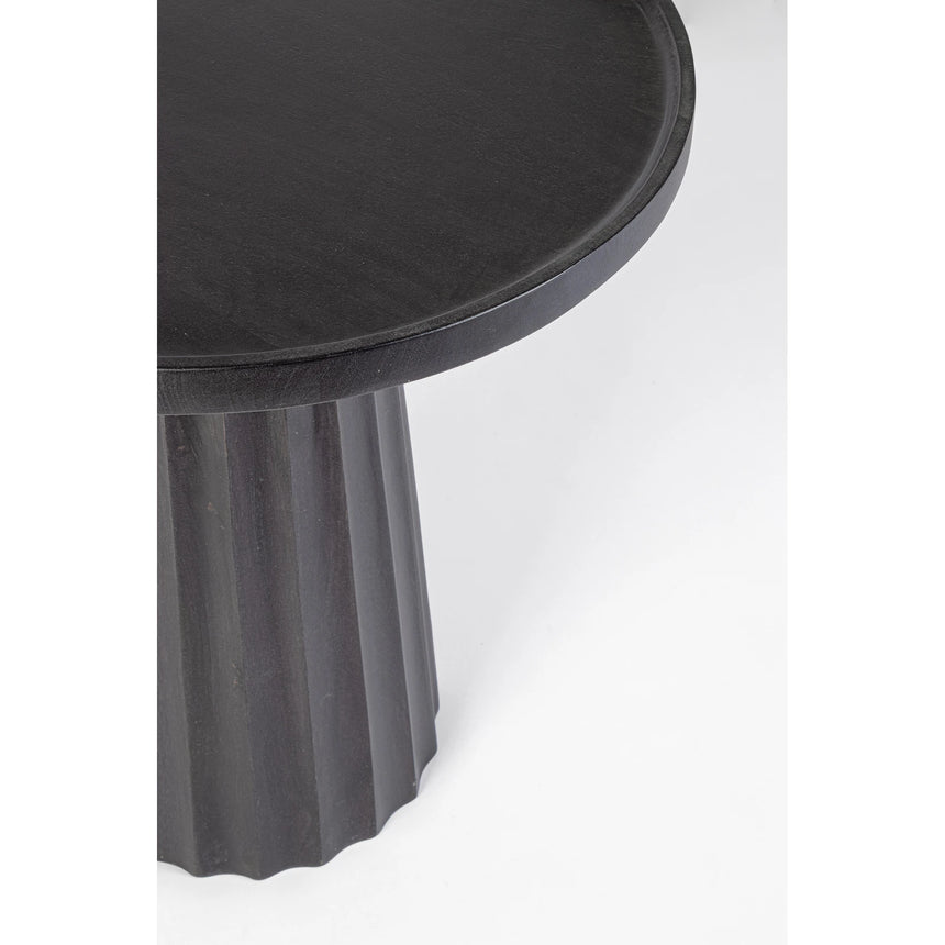 Couchtisch Schwarz rund 46x46 Orissa - ZEN ZONE Furniture