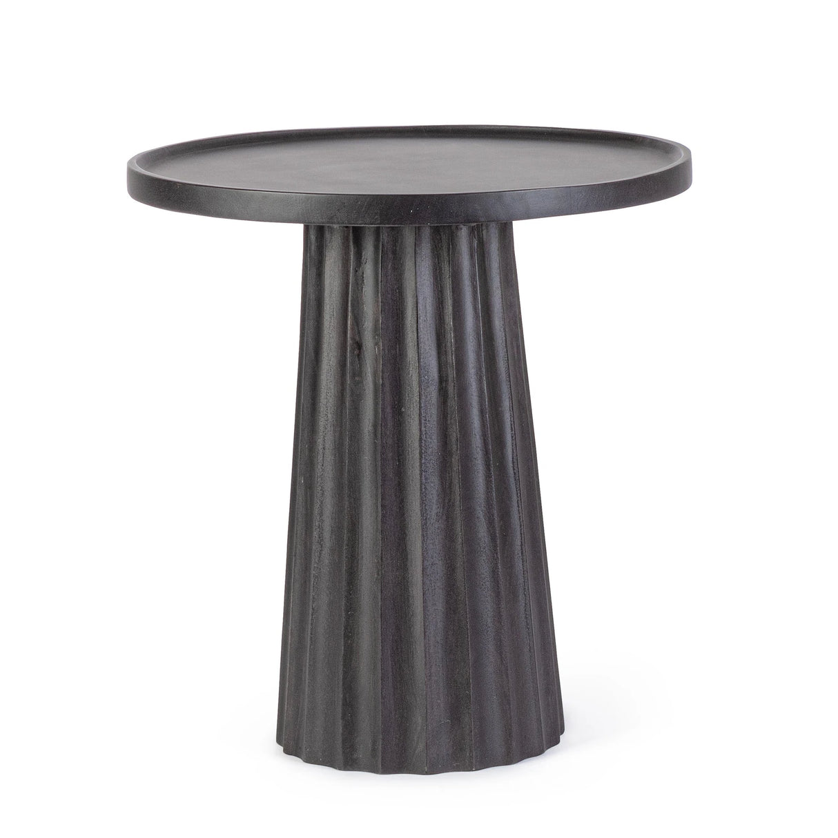 Couchtisch Schwarz rund 46x46 Orissa - ZEN ZONE Furniture