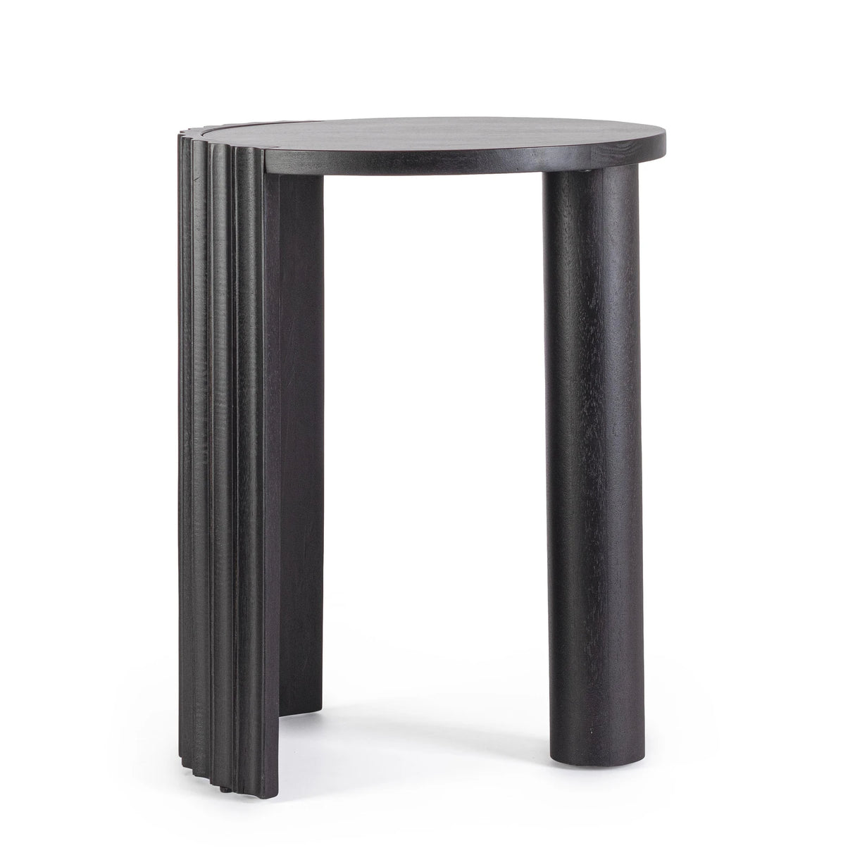 Couchtisch Schwarz rund 50x50 Orissa - ZEN ZONE Furniture