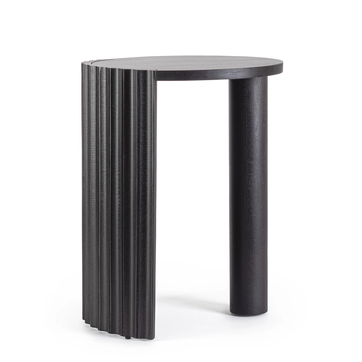 Couchtisch Schwarz rund 50x50 Orissa - ZEN ZONE Furniture