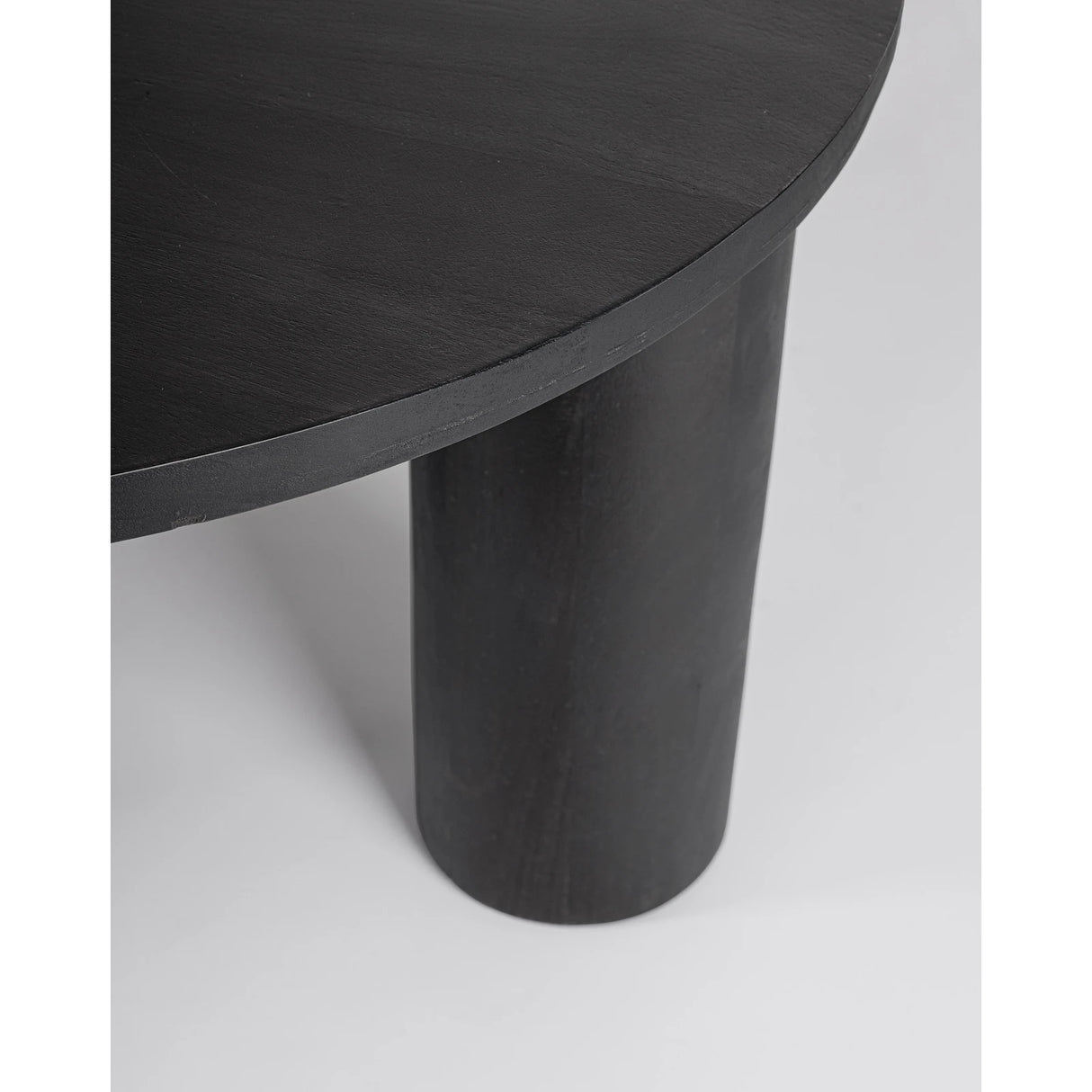 Couchtisch Schwarz rund 80x80 Orissa - ZEN ZONE Furniture