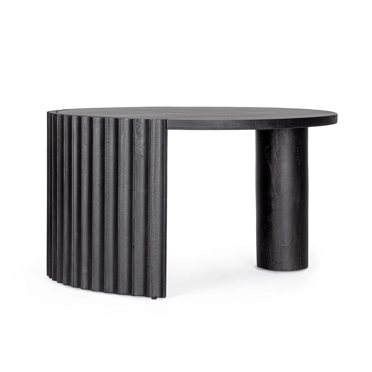 Couchtisch Schwarz rund 80x80 Orissa - ZEN ZONE Furniture
