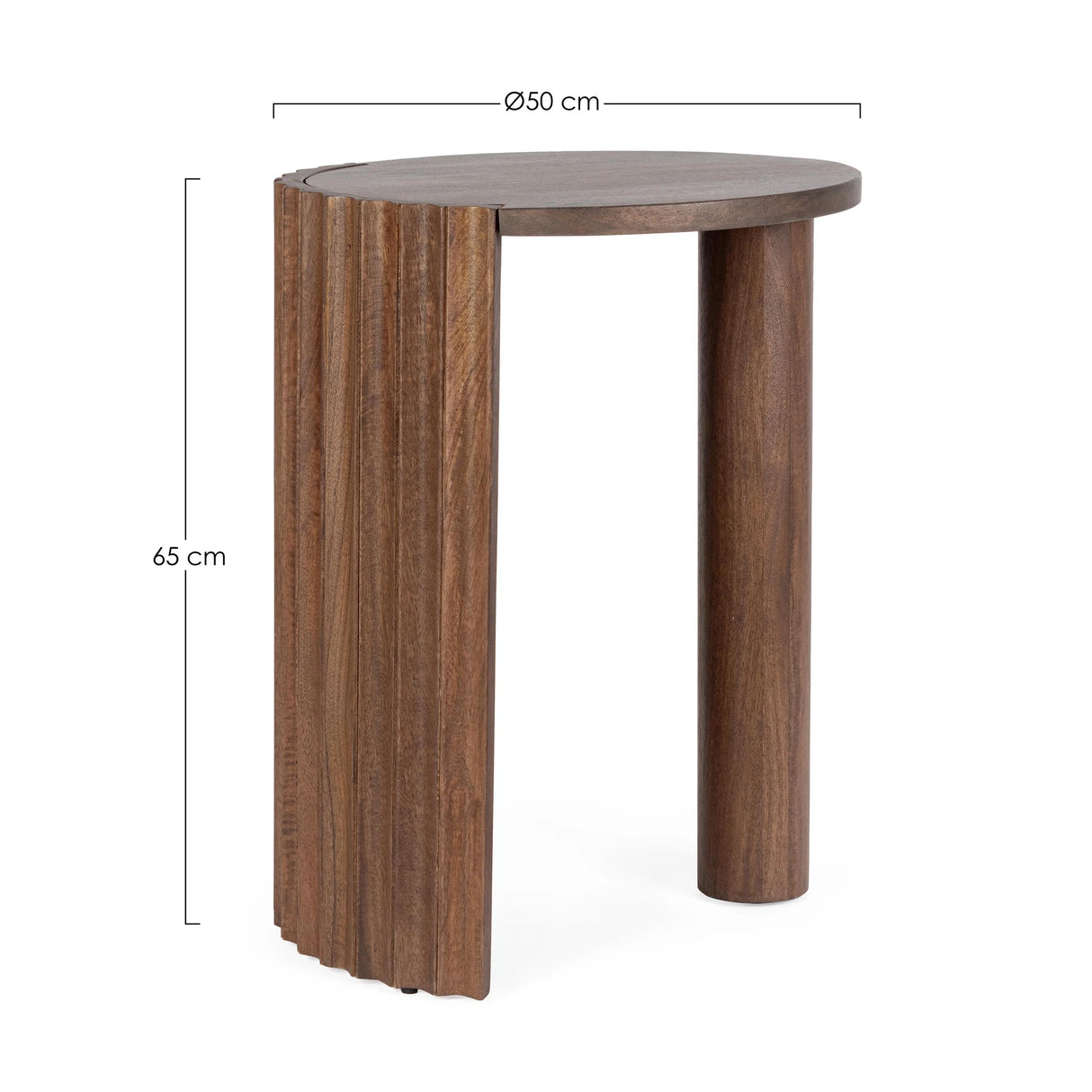 Couchtisch Natur rund 50x50 Orissa - ZEN ZONE Furniture