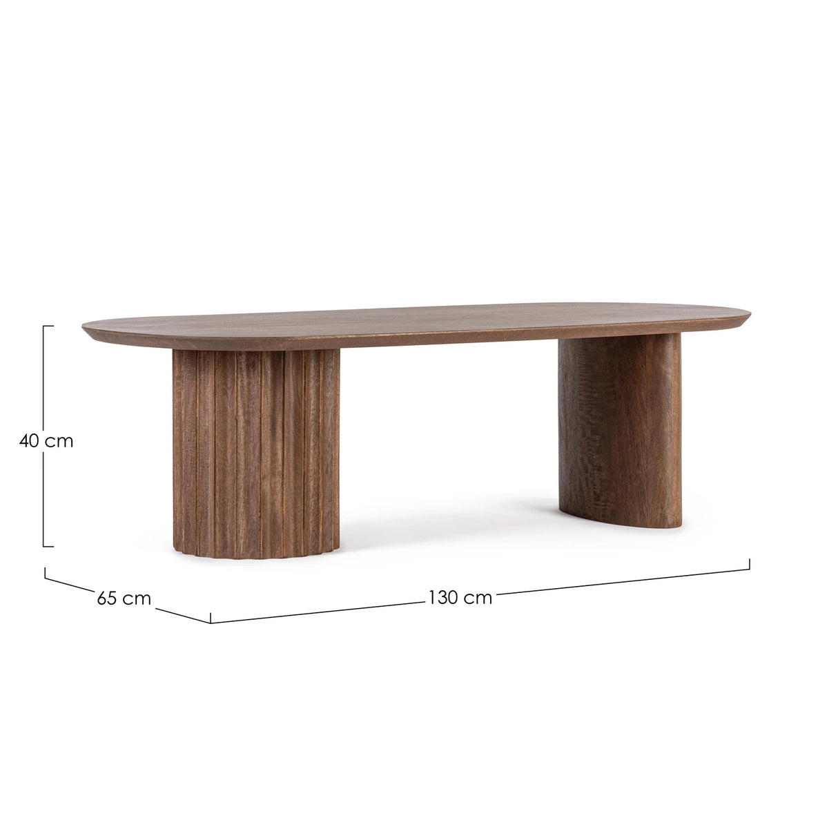 Couchtisch Natur 130x65 Orissa - ZEN ZONE Furniture