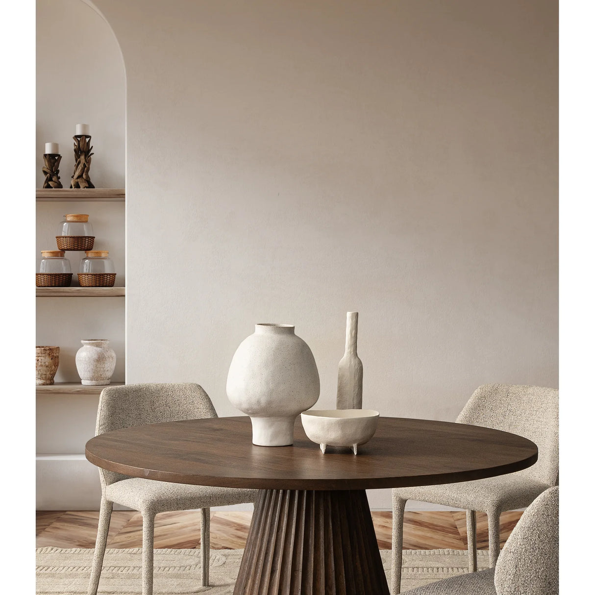 Esstisch Natur 120cm Orissa - ZEN ZONE Furniture