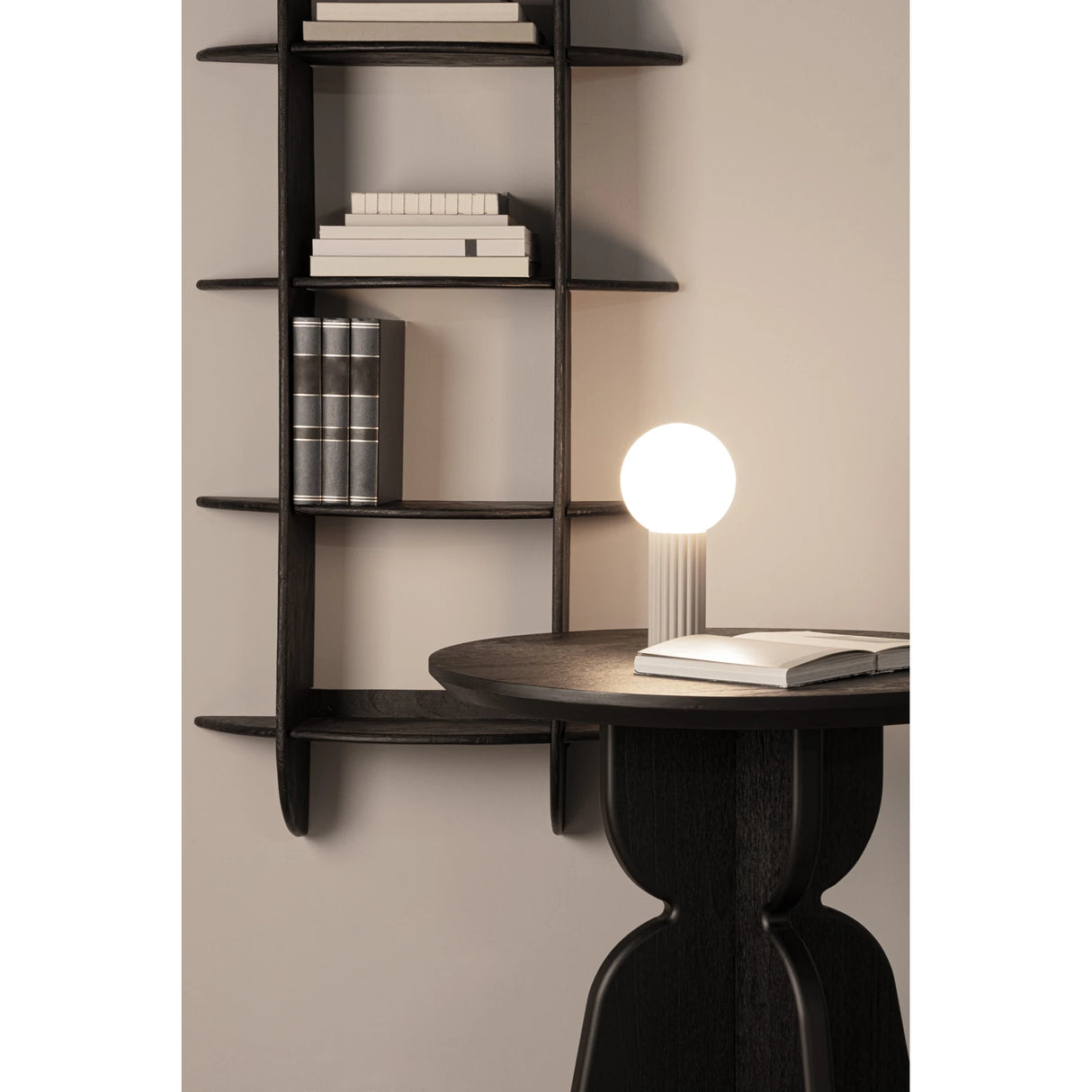 Esstisch 80cm Schwarz Empire - ZEN ZONE Furniture