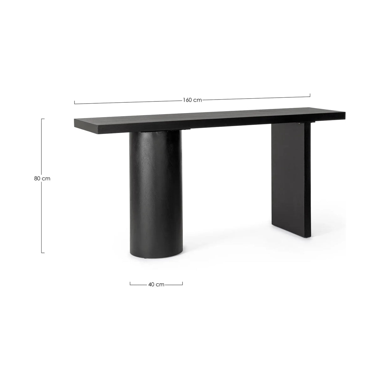 Empire Konsole Schwarz Rechteckig - ZEN ZONE Furniture