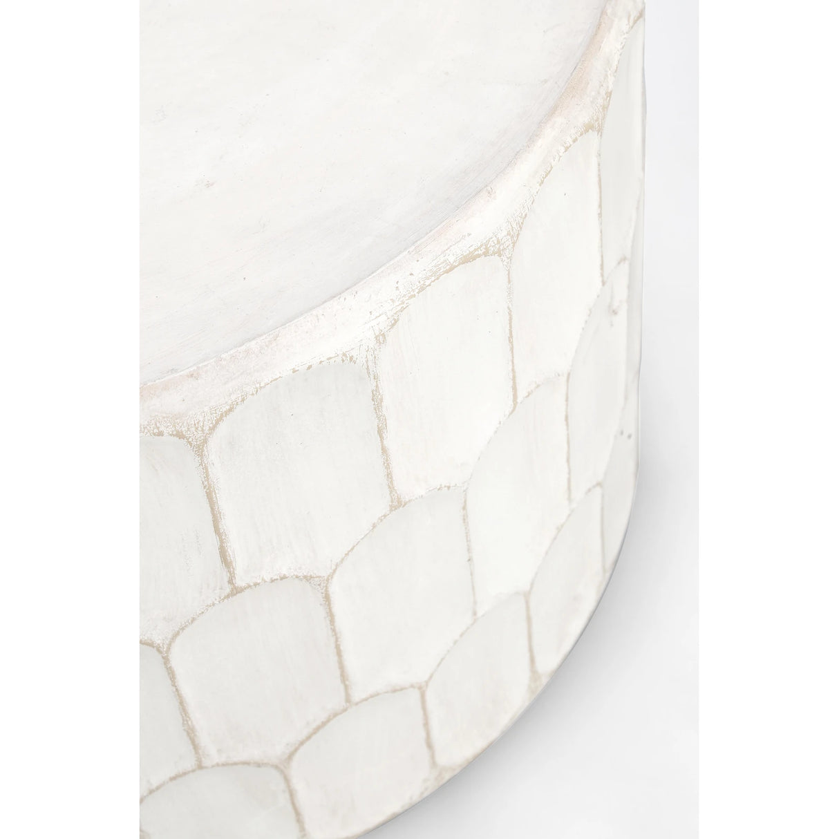 Couchtisch rund 66x66 Weiß Caesar - ZEN ZONE Furniture