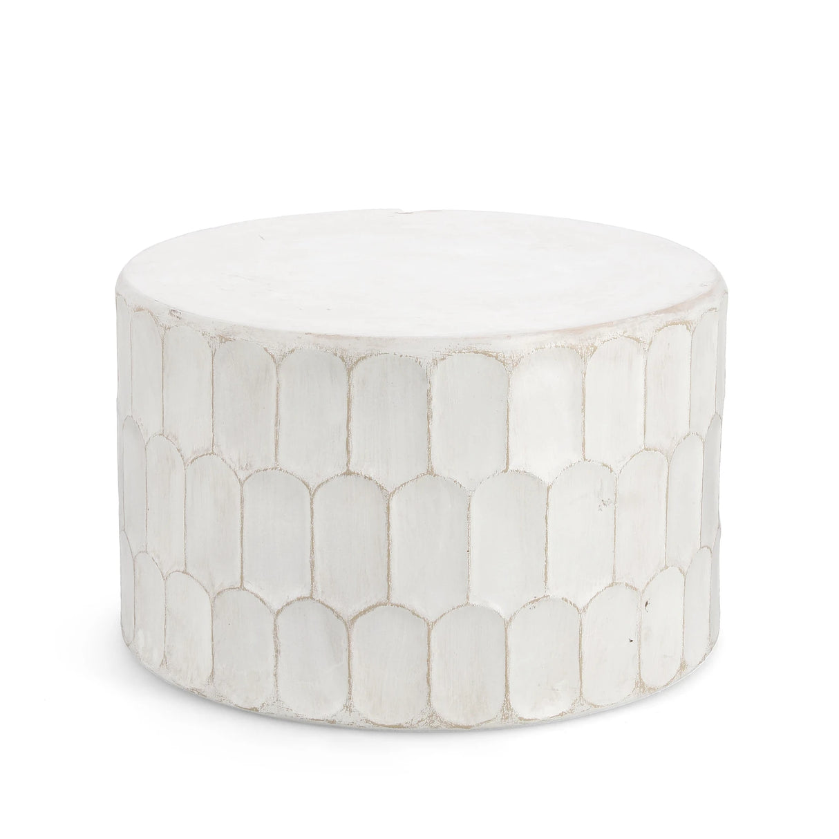 Couchtisch rund 66x66 Weiß Caesar - ZEN ZONE Furniture