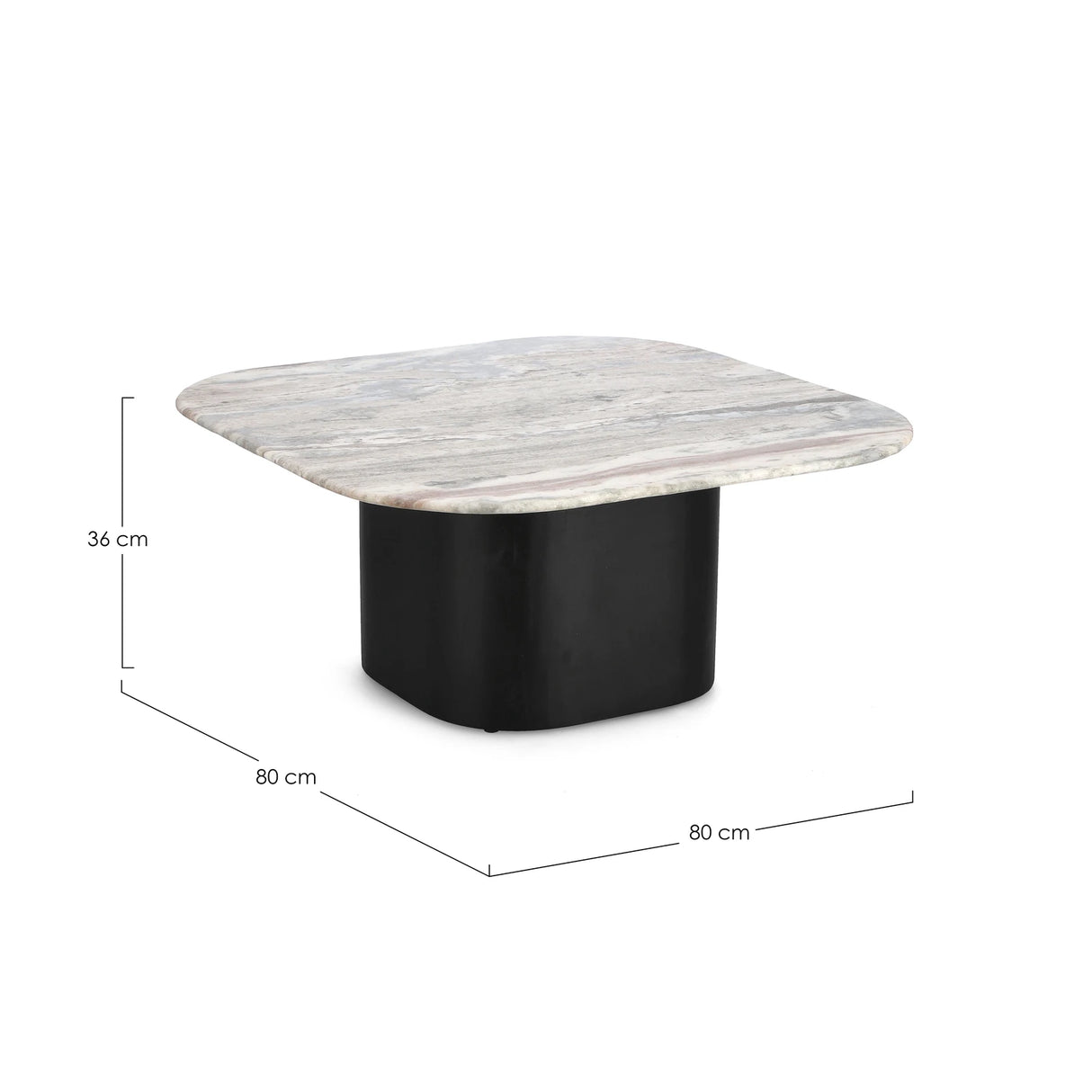 Couchtisch 80x80 Leander - ZEN ZONE Furniture