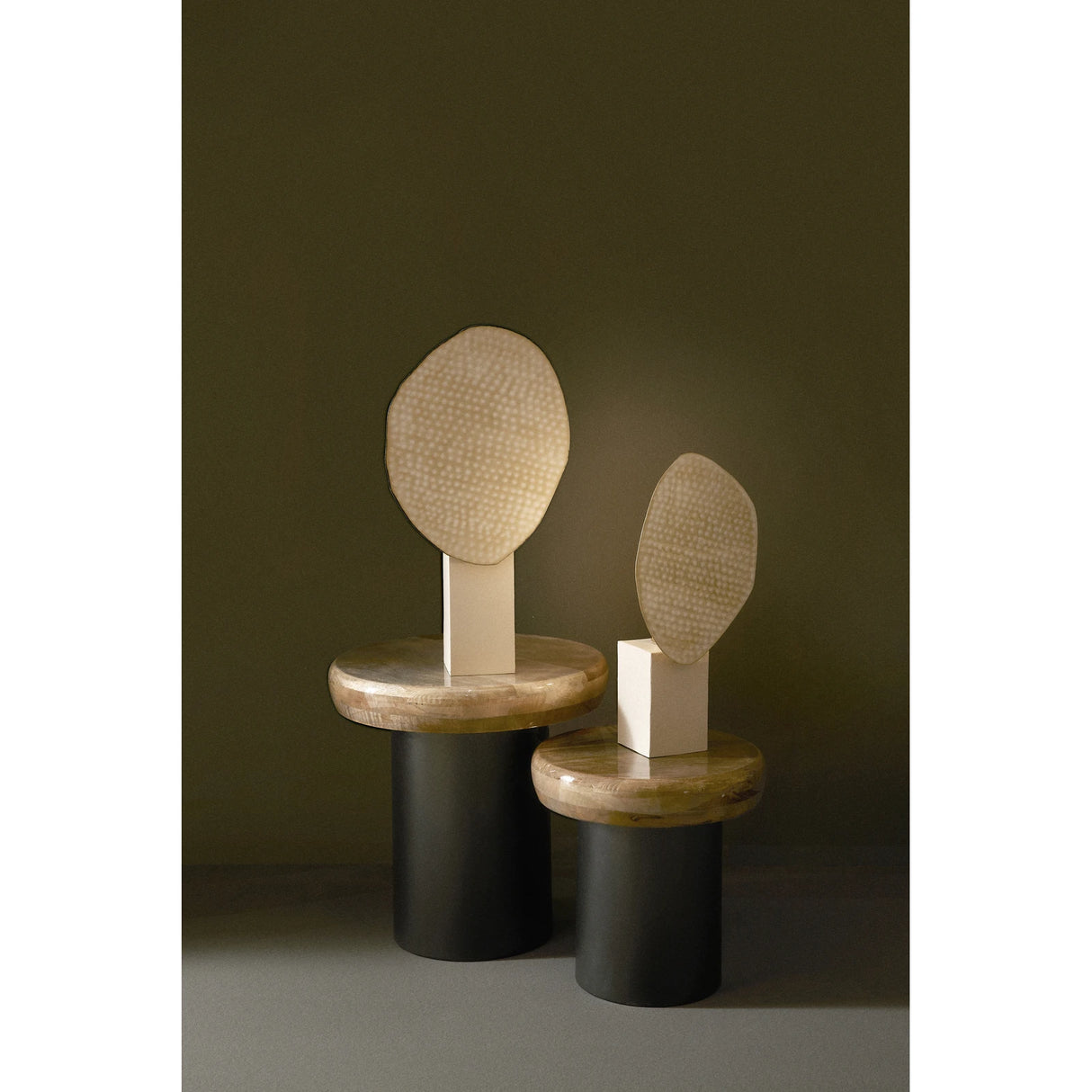 2er Set Couchtisch Talin rund - ZEN ZONE Furniture