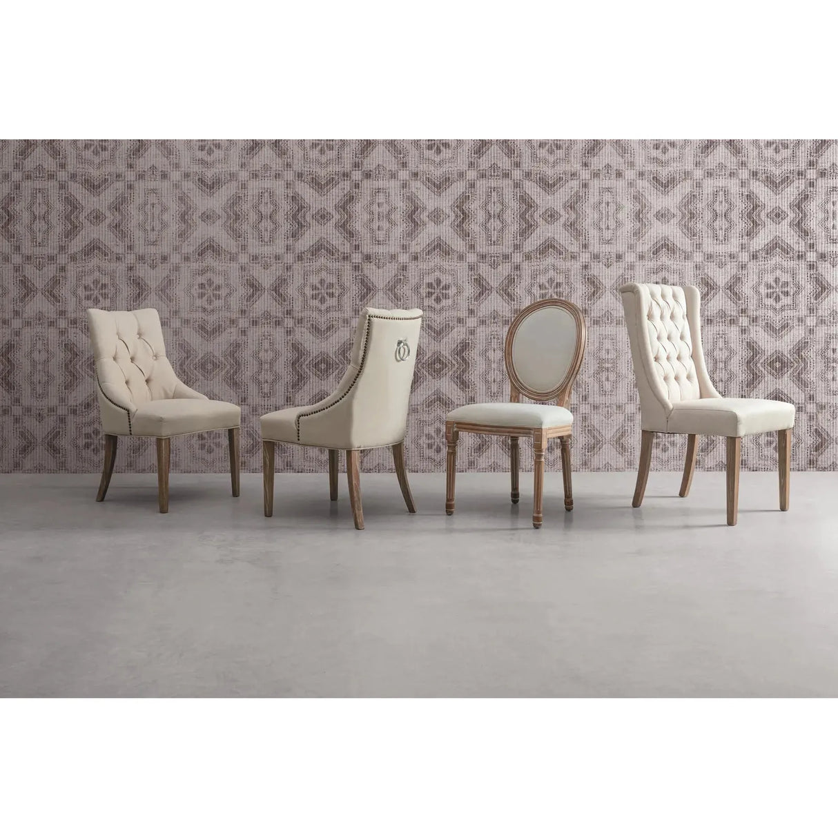 Cally Natural Stuhl mit Kissen - ZEN ZONE Furniture