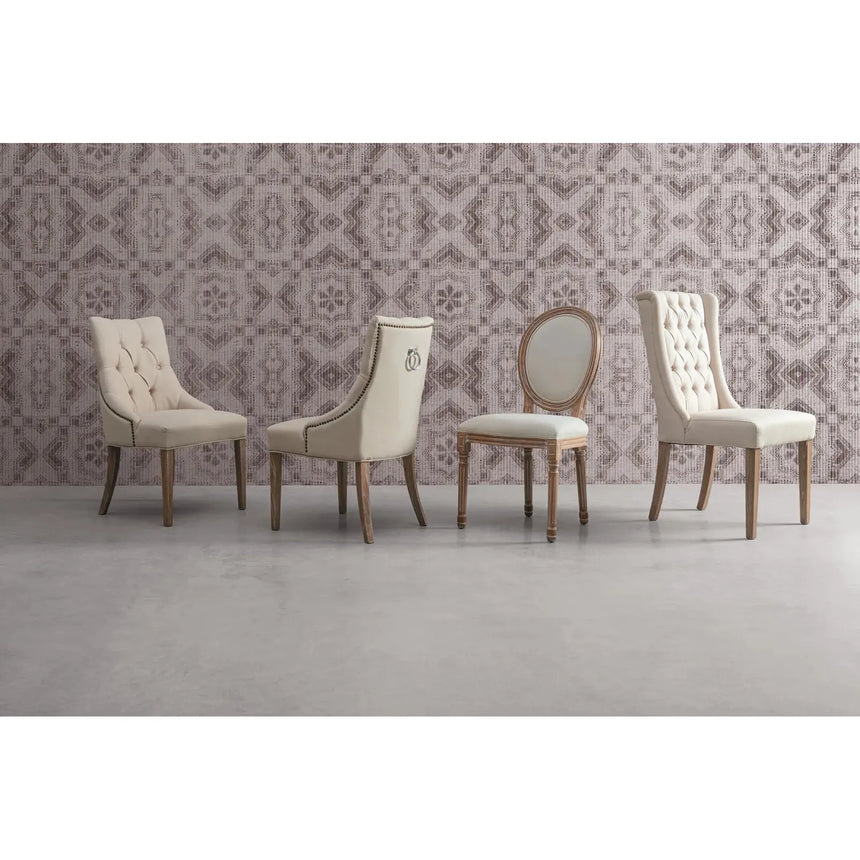 Cally Natural Stuhl mit Kissen - ZEN ZONE Furniture