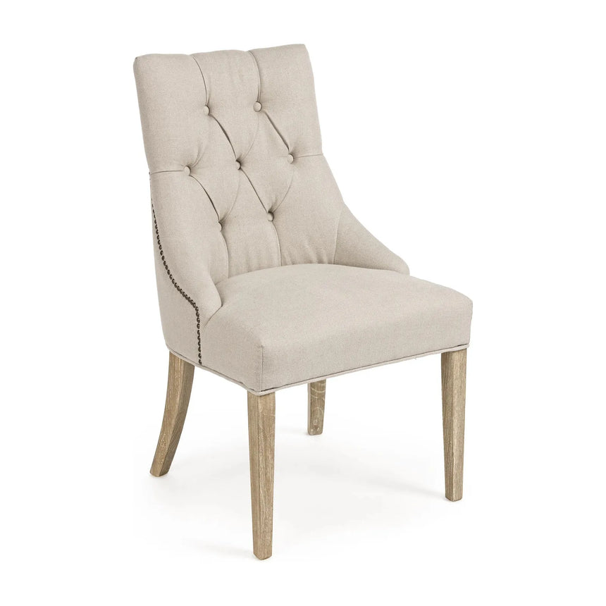 Cally Natural Stuhl mit Kissen - ZEN ZONE Furniture