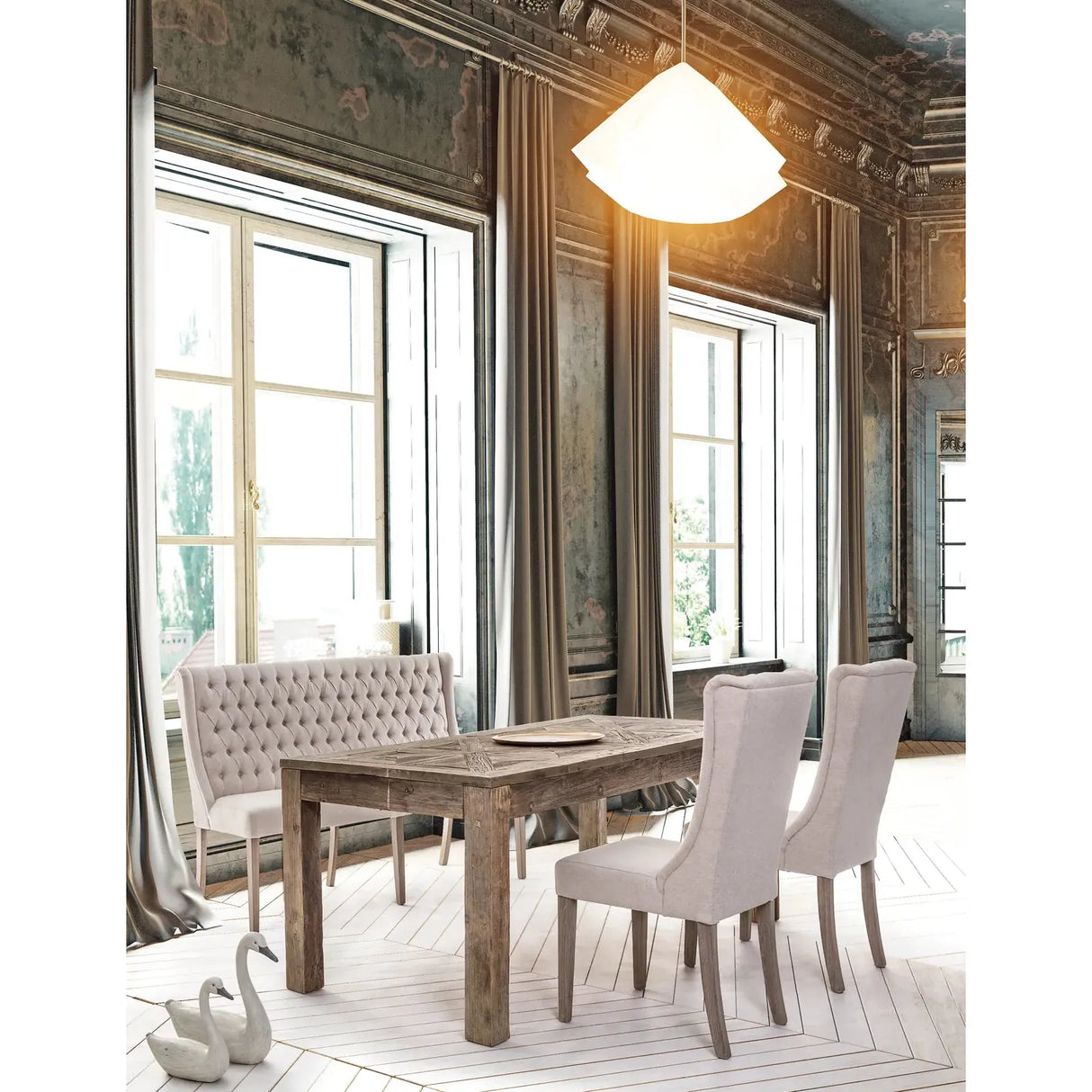 Columbia Stuhl Beige - ZEN ZONE Furniture