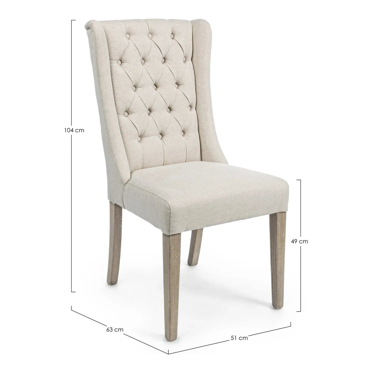 Columbia Stuhl Beige - ZEN ZONE Furniture