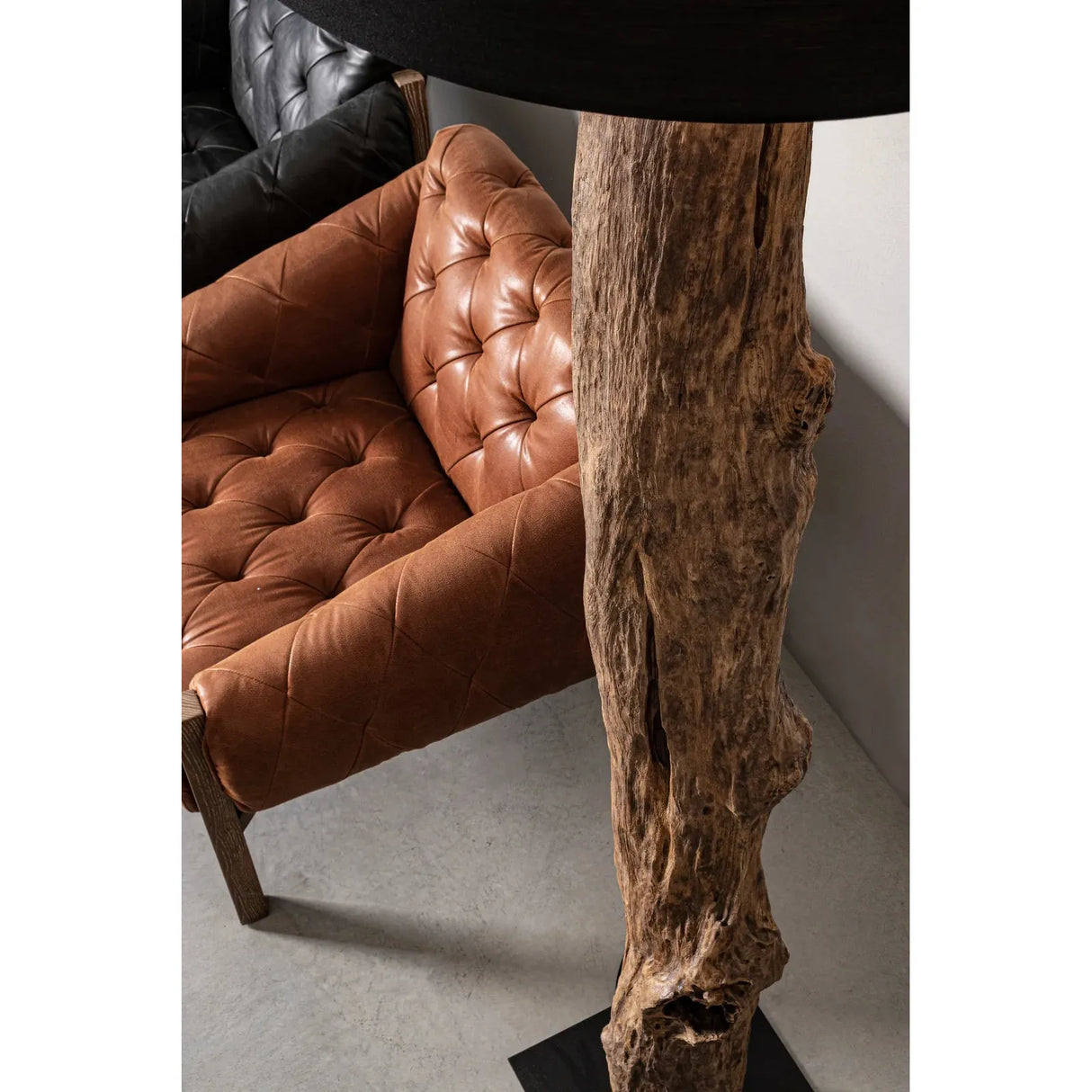 Harrison Sessel Brown Vintage - ZEN ZONE Furniture