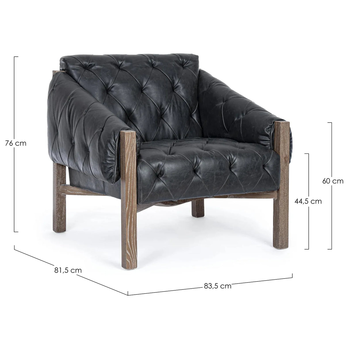 Harrison Sessel Schwarz - ZEN ZONE Furniture