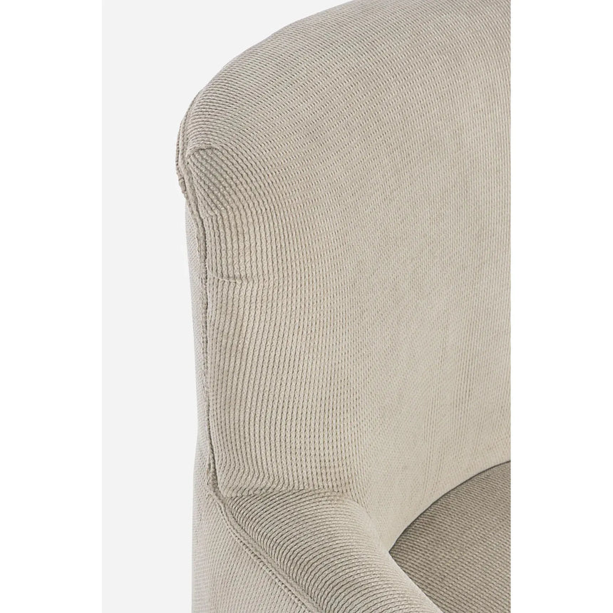 Chenille Sessel Taupe - ZEN ZONE Furniture