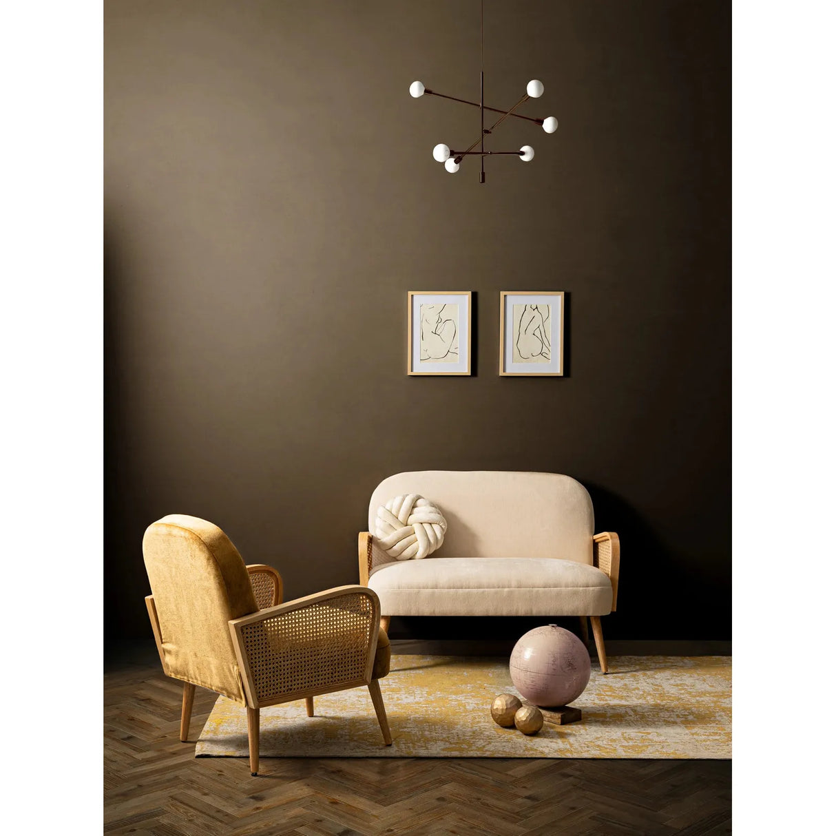 Dalida Sessel Senf - ZEN ZONE Furniture