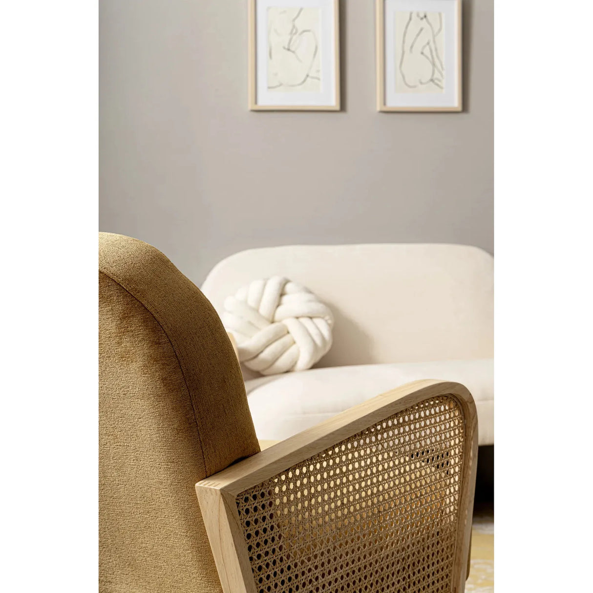 Dalida Sessel Senf - ZEN ZONE Furniture