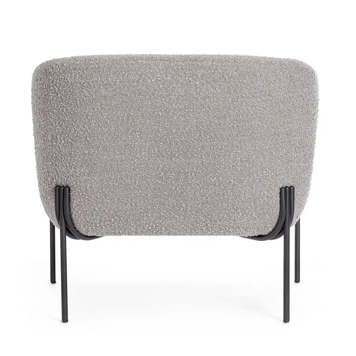 Sessel Claudine Grau Bouclé - ZEN ZONE Furniture