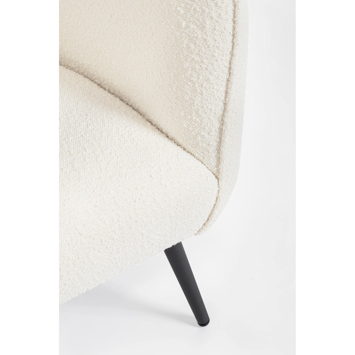 Sessel Avril Weiß Bouclé - ZEN ZONE Furniture