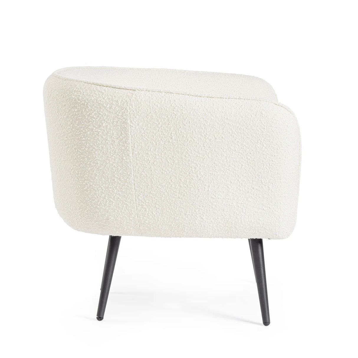 Sessel Avril Weiß Bouclé - ZEN ZONE Furniture