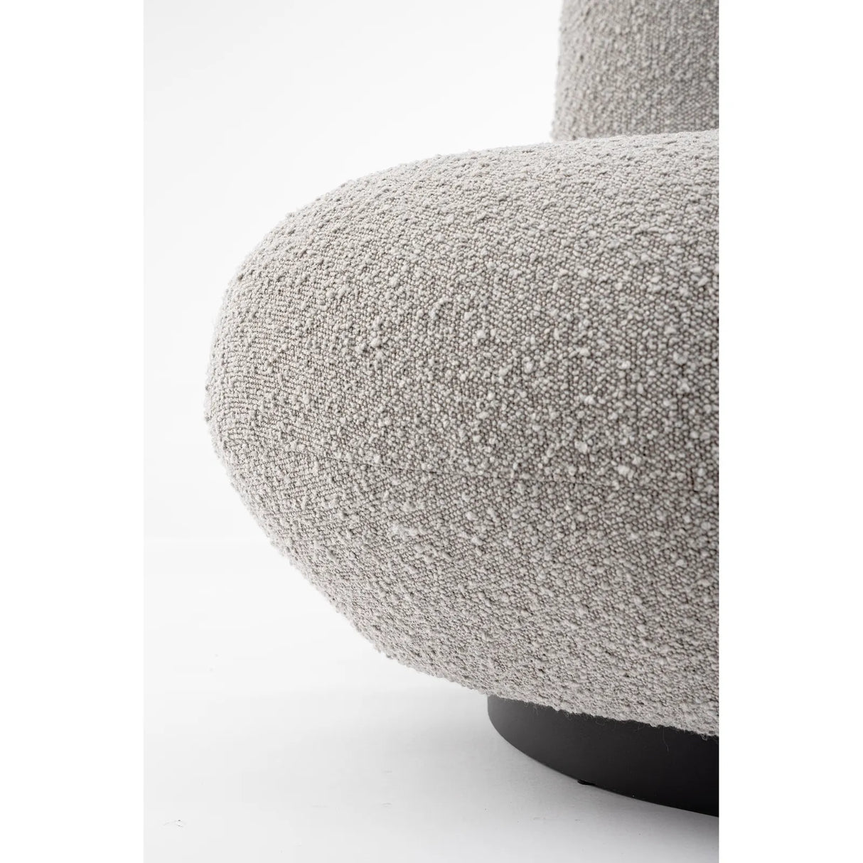 Drehsessel Margot Grau Bouclé - ZEN ZONE Furniture