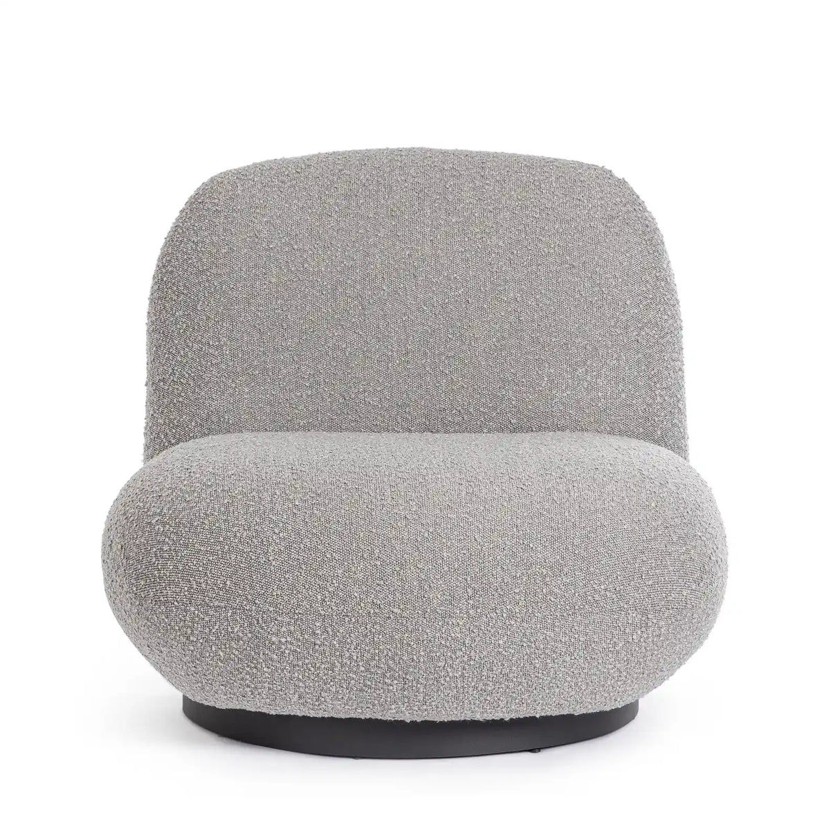 Drehsessel Margot Grau Bouclé - ZEN ZONE Furniture