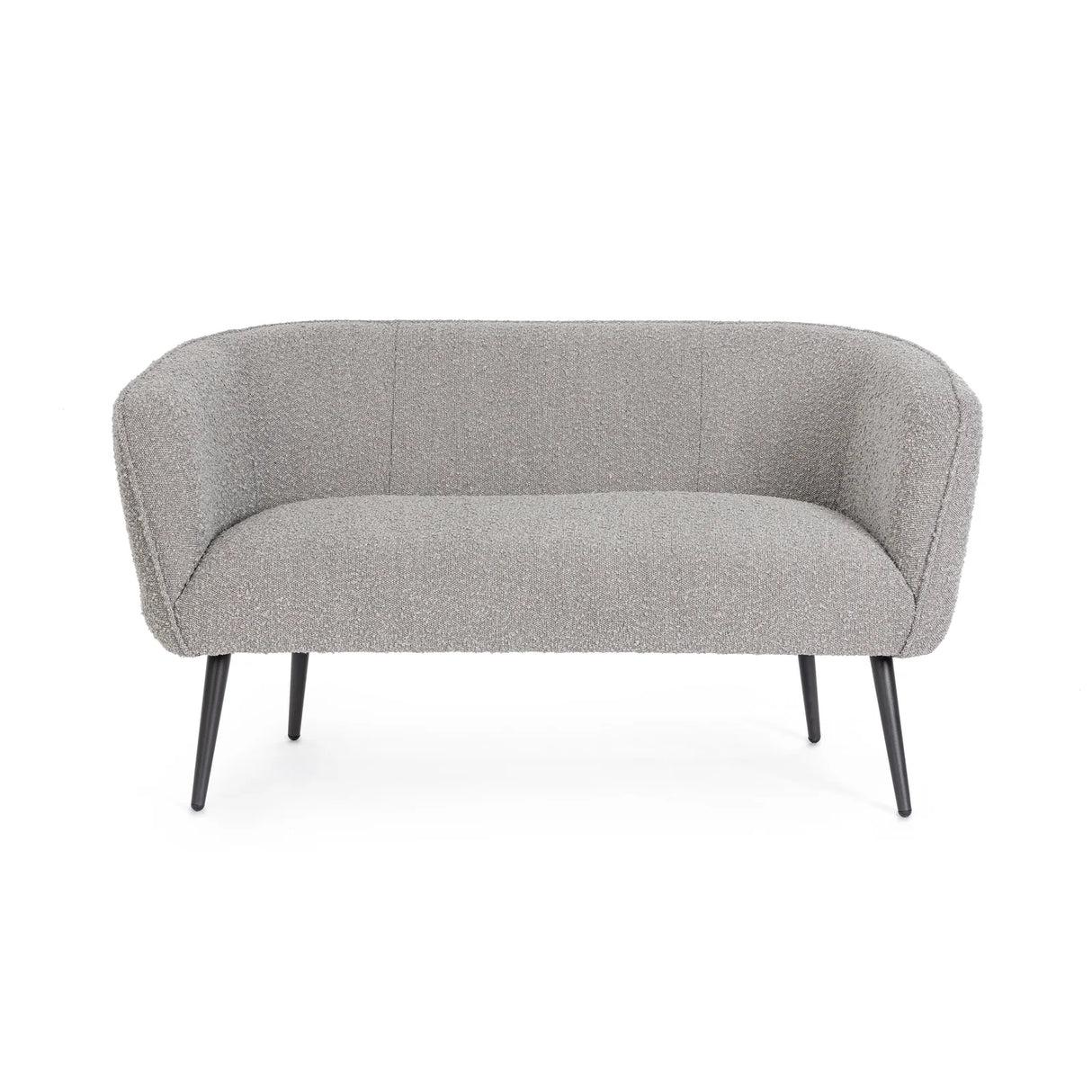 Sofa 2-Sitzer Avril Grau Bouclé - ZEN ZONE Furniture