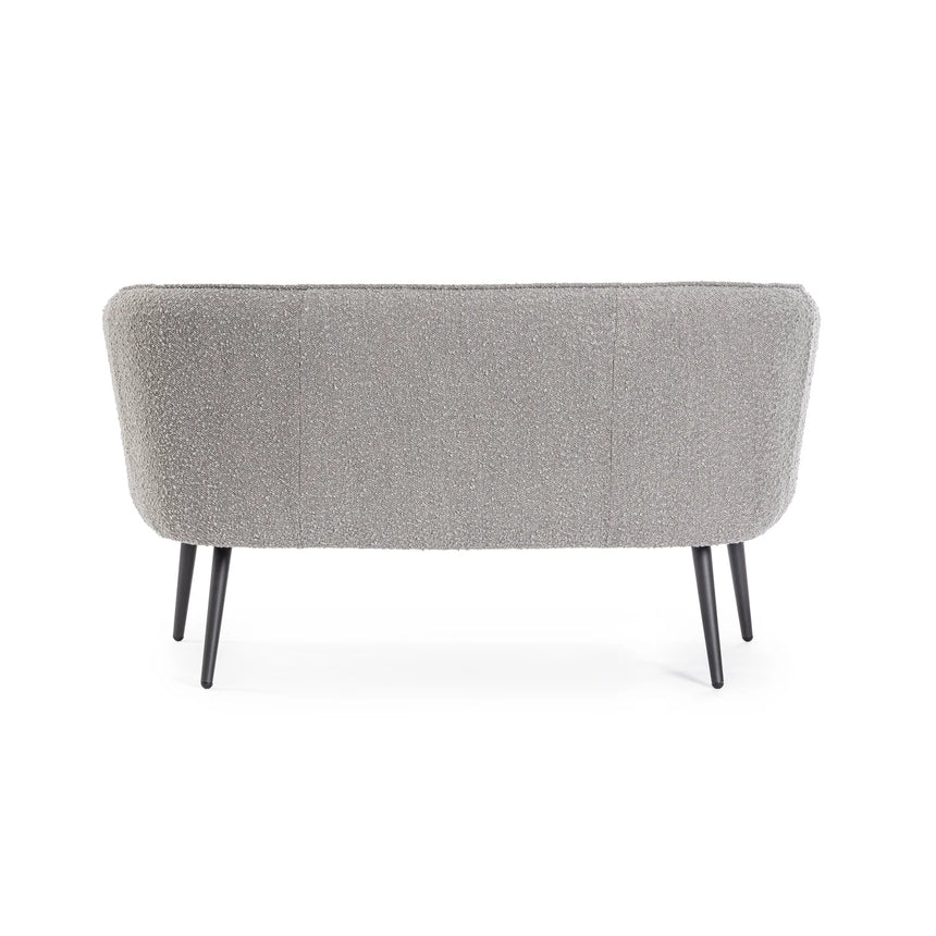 Sofa 2-Sitzer Avril Grau Bouclé - ZEN ZONE Furniture