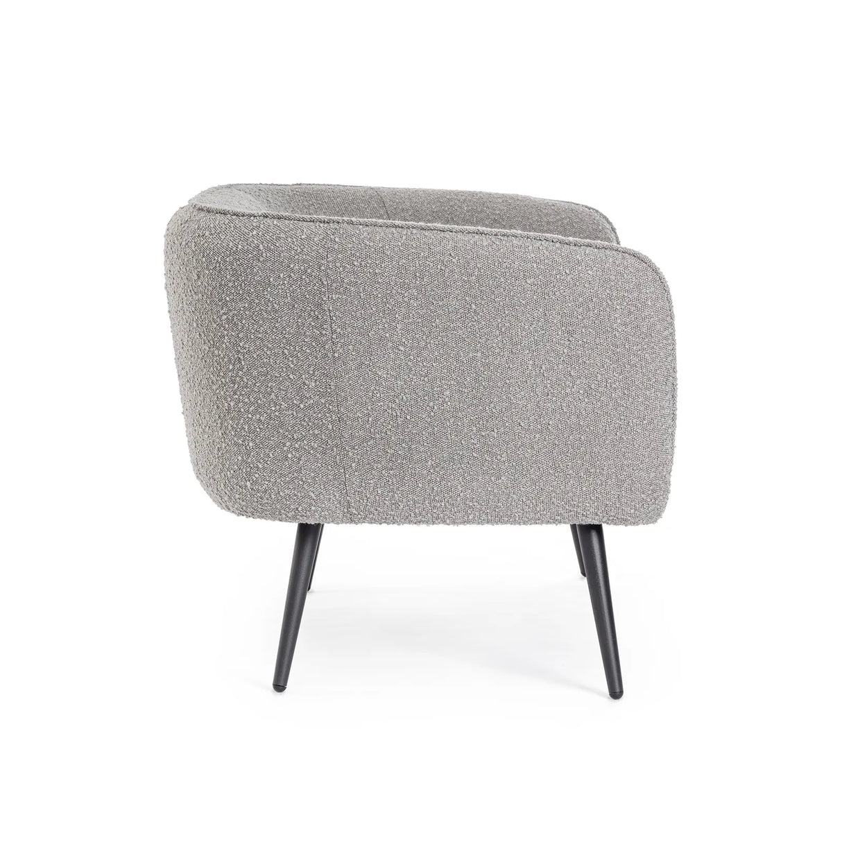 Sofa 2-Sitzer Avril Grau Bouclé - ZEN ZONE Furniture