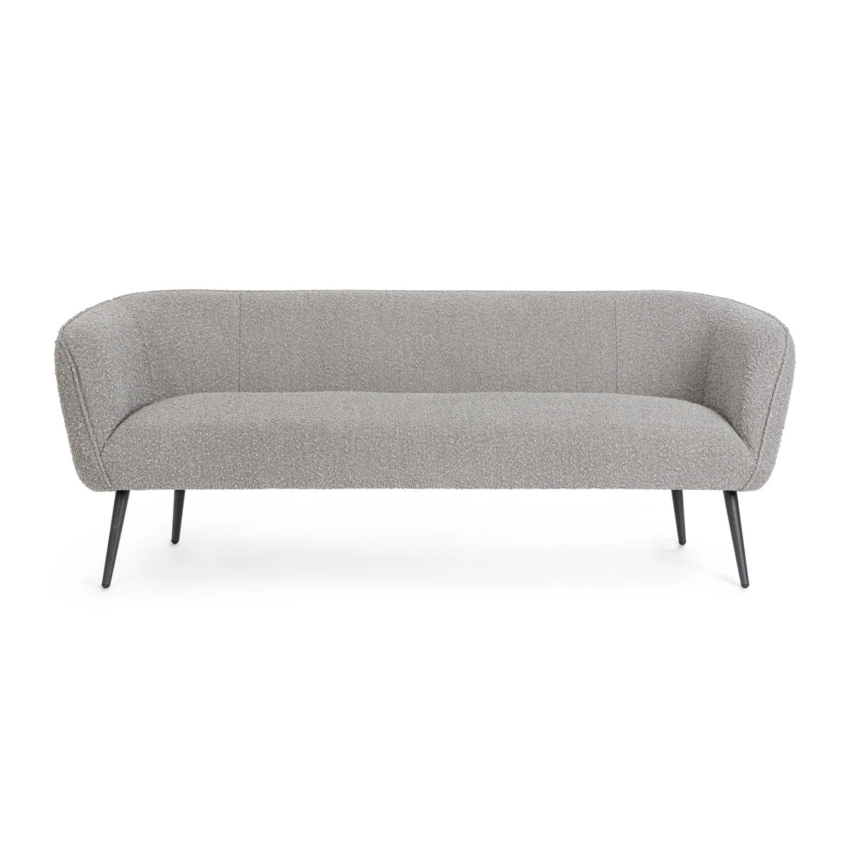 Sofa 3-Sitzer Avril Grau Bouclé - ZEN ZONE Furniture