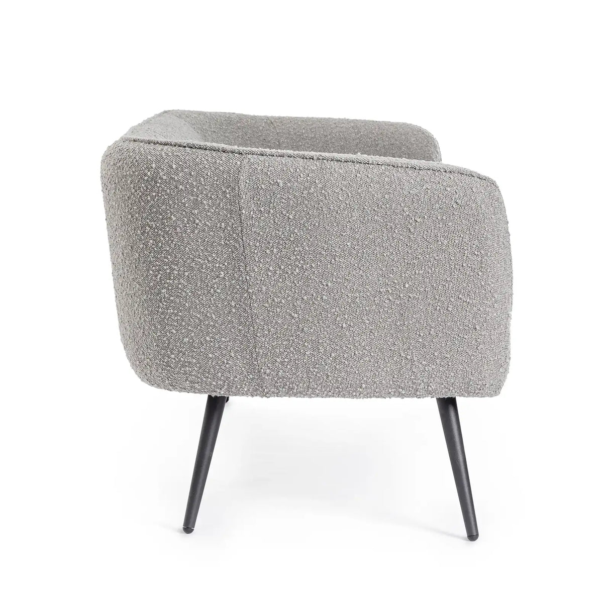 Sofa 3-Sitzer Avril Grau Bouclé - ZEN ZONE Furniture