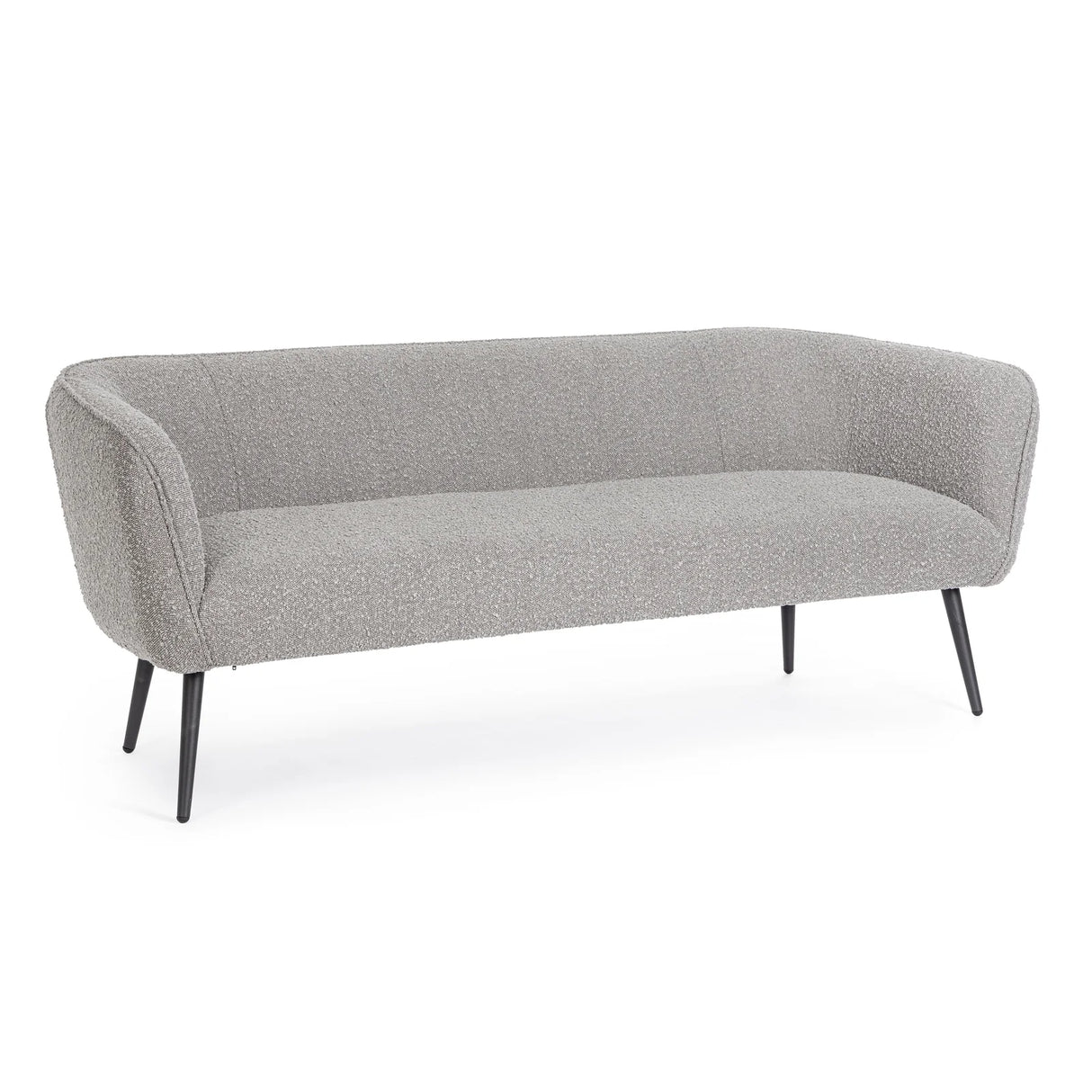 Sofa 3-Sitzer Avril Grau Bouclé - ZEN ZONE Furniture