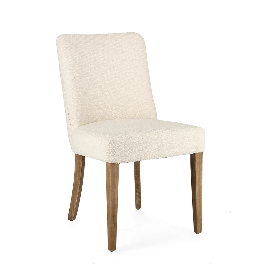 Essstuhl Beatriz Naturfarbe Boucle - ZEN ZONE Furniture