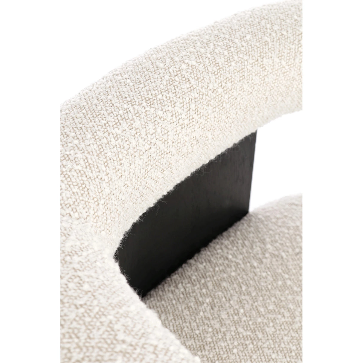 Essstuhl mit Armlehne Agape Schwarz/Nat - ZEN ZONE Furniture