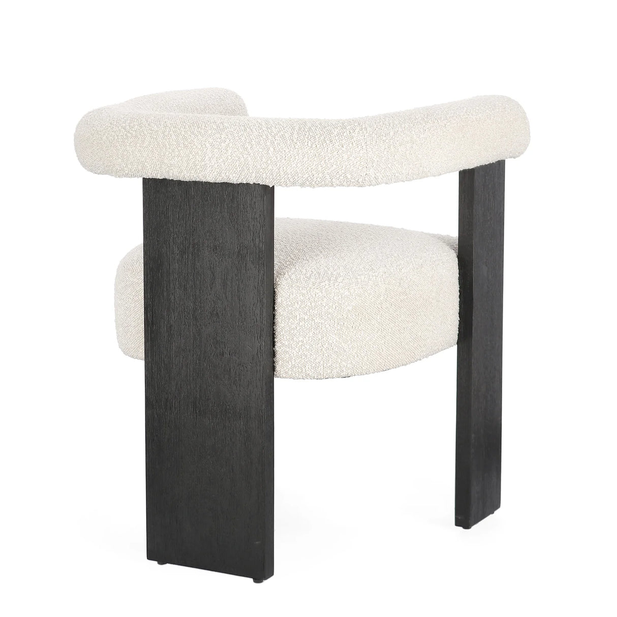 Essstuhl mit Armlehne Agape Schwarz/Nat - ZEN ZONE Furniture